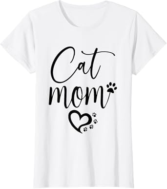 Cat Mom T-Shirt for Women