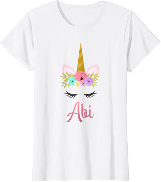 Abi Unicorn Girls T-Shirt