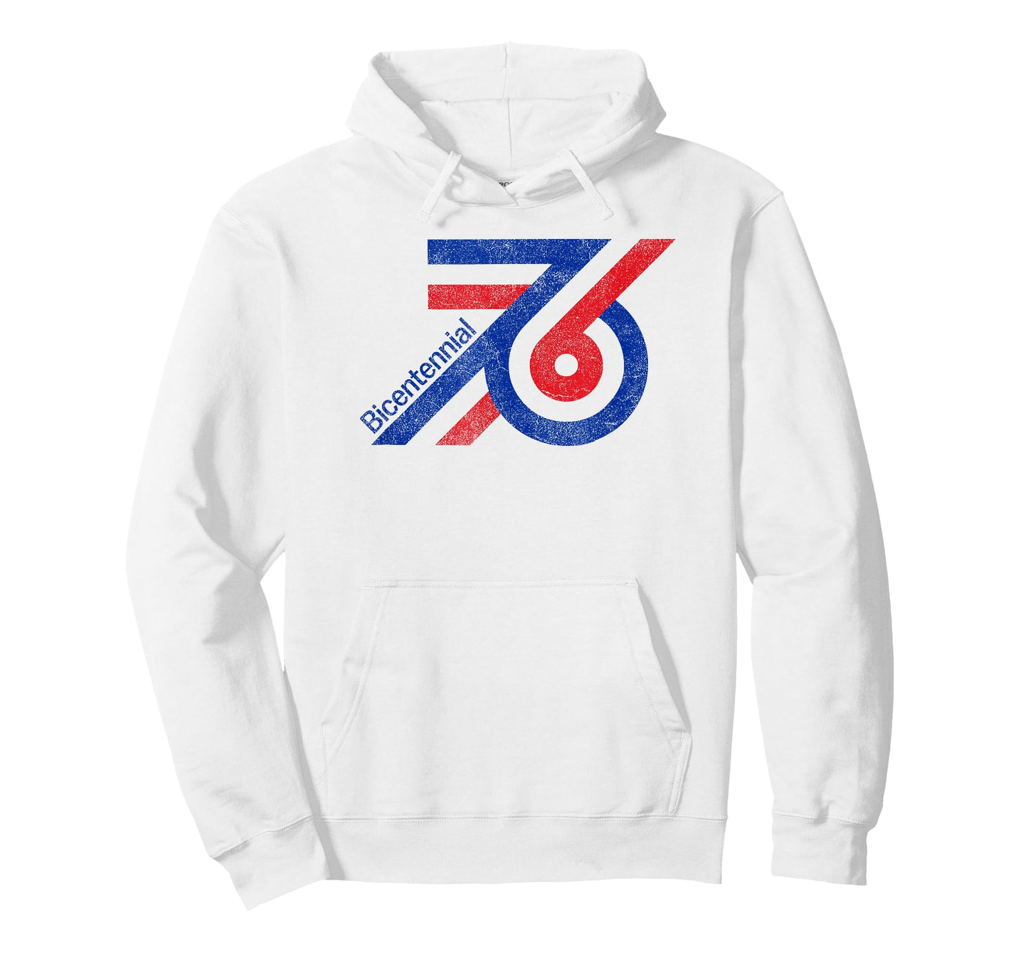 Bicentennial '76 Tee Patriotic Mens Womens Throwback USA T-Shirt - Hoodie | White