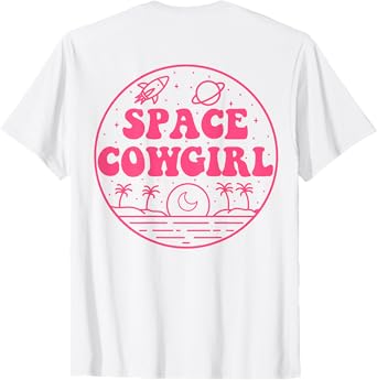 Space Cowgirls Bachelorette Party Rodeo Western Aesthetic T-Shirt