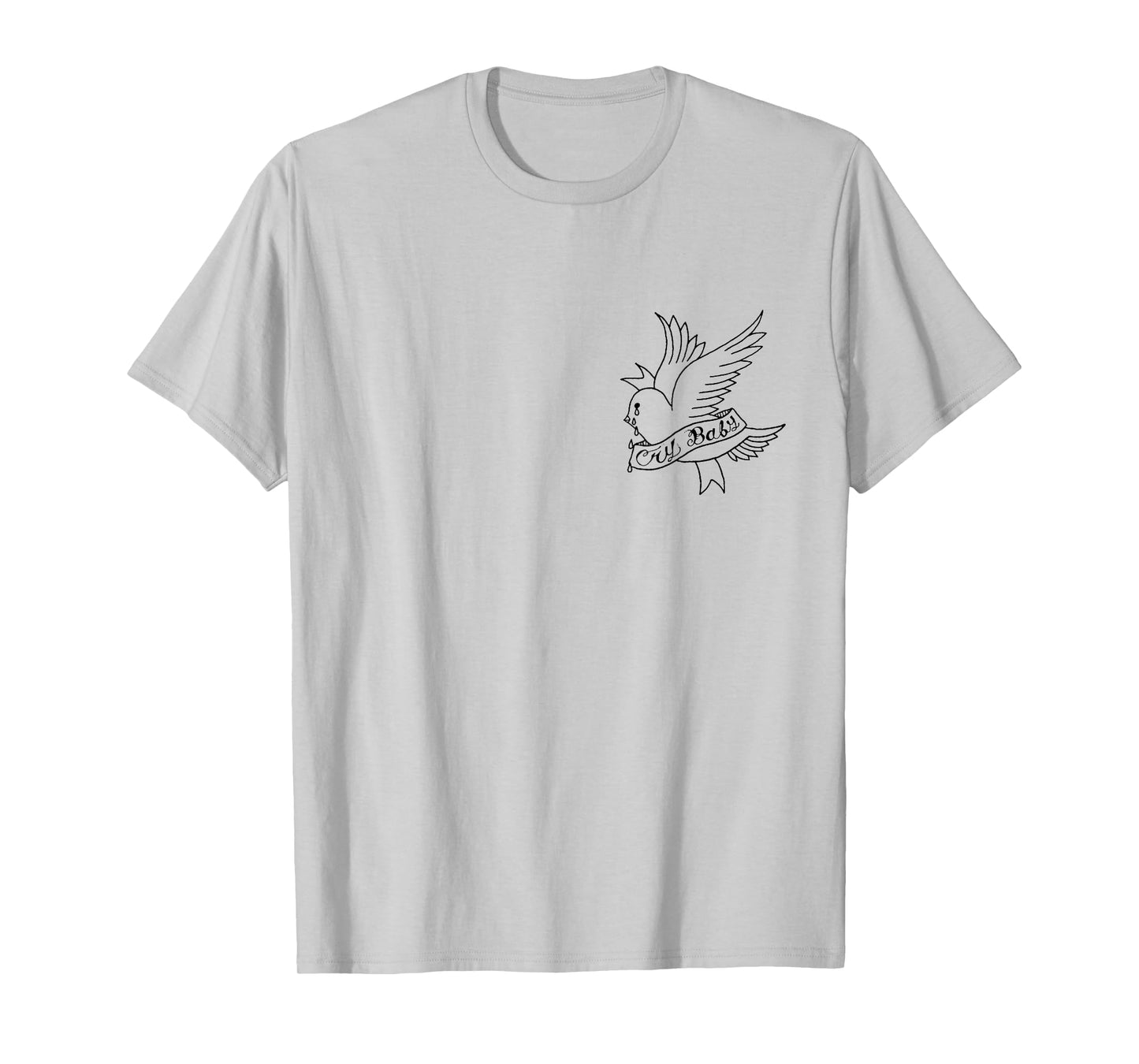 Cry Baby Aesthetic Tattoo Crybaby Bird T-Shirt