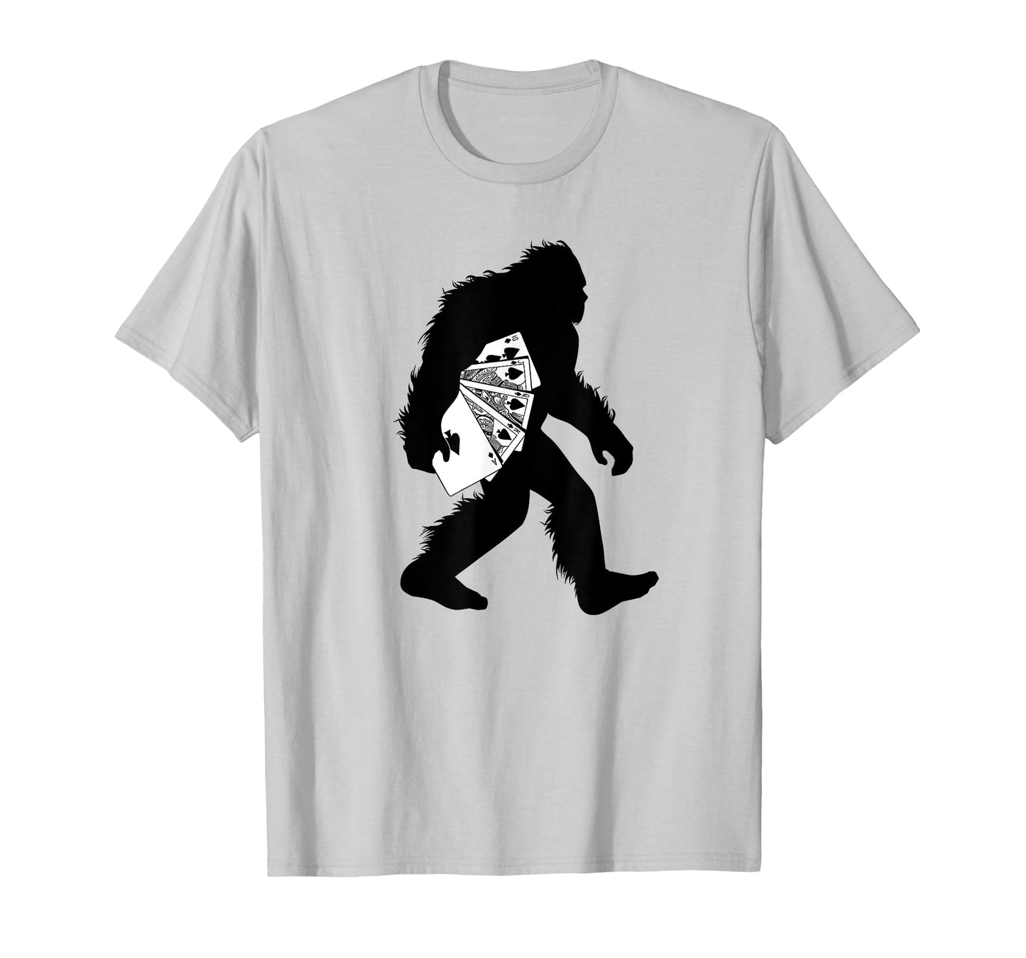 Bigfoot Gambling Poker Sasquatch Gambler T-Shirt