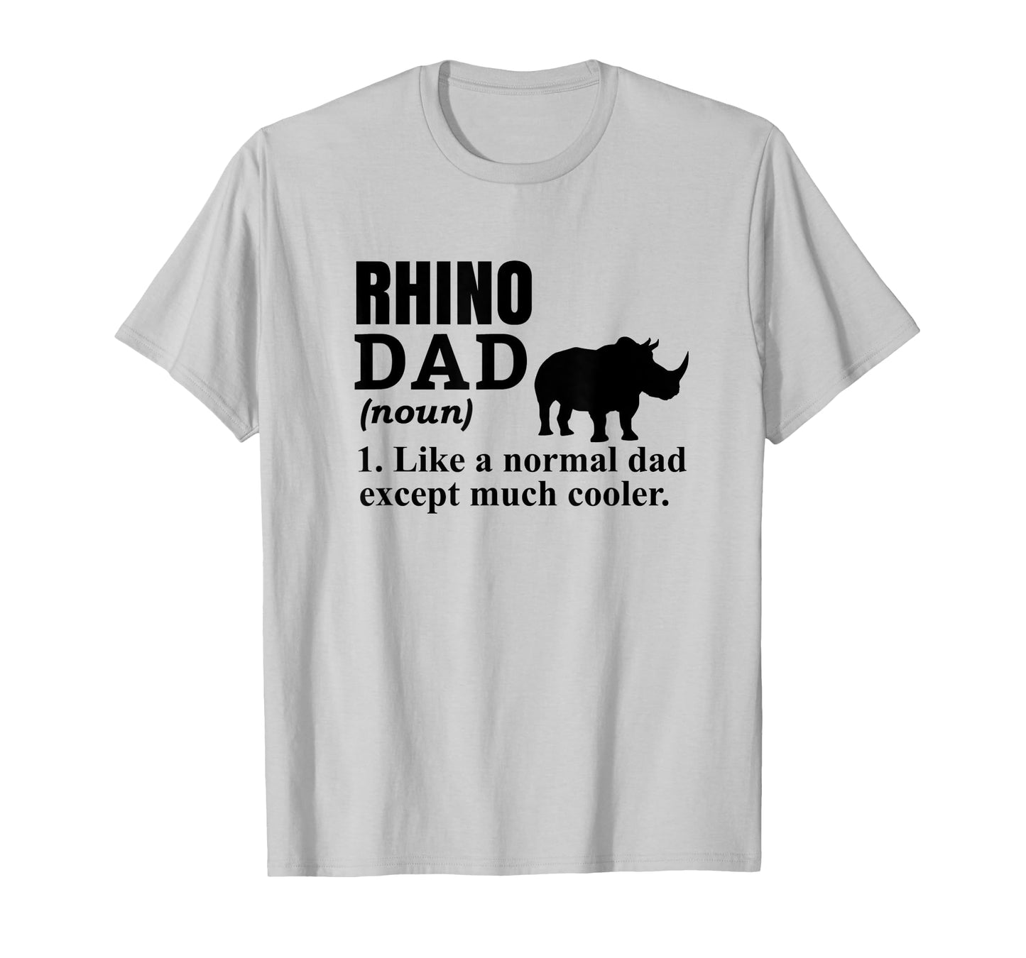Rhino Dad Chubby Unicorns Fat Rhino T-Shirt
