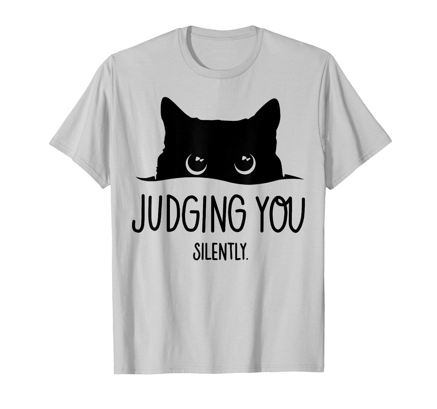 Cat Judging You Silently Men Women T-Shirt