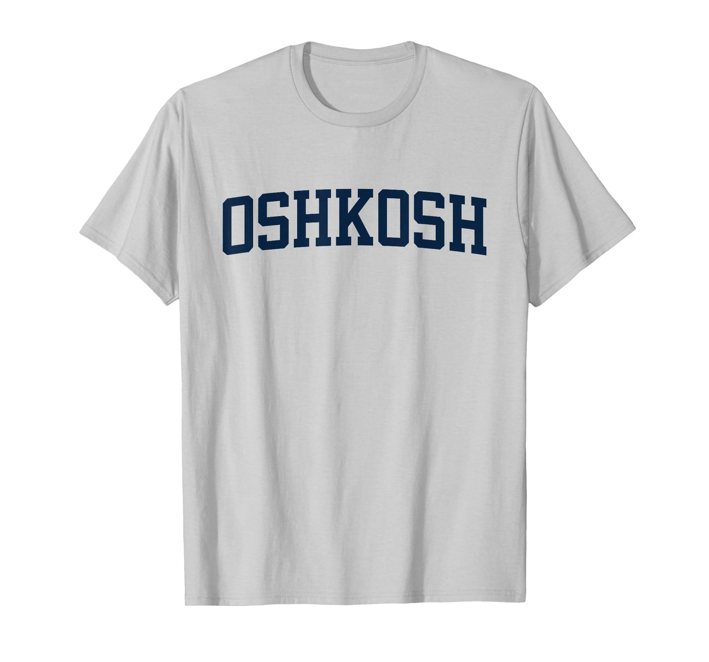 Oshkosh Wisconsin Collegiate Style Varsity Block Letter T-Shirt
