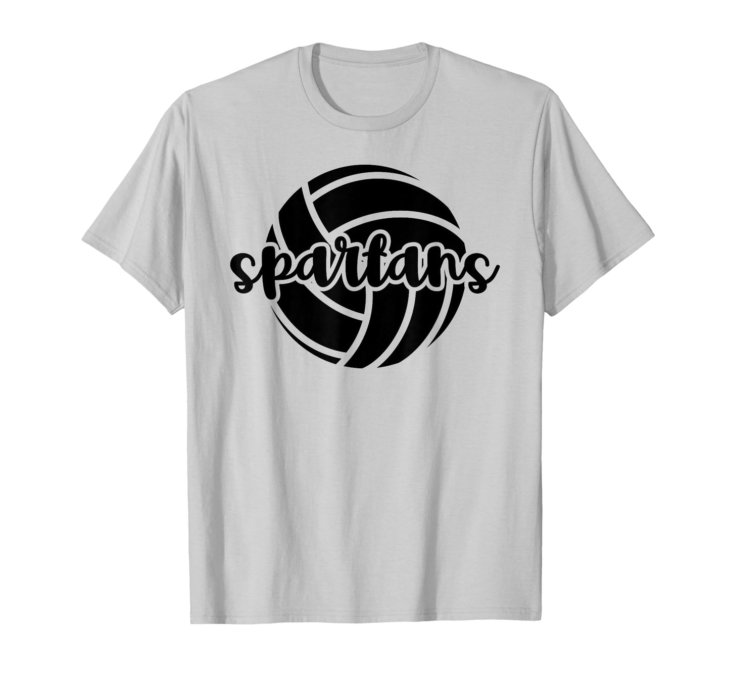 Spartans Volleyball Team Mascot School Spirit Game Night T-Shirt
