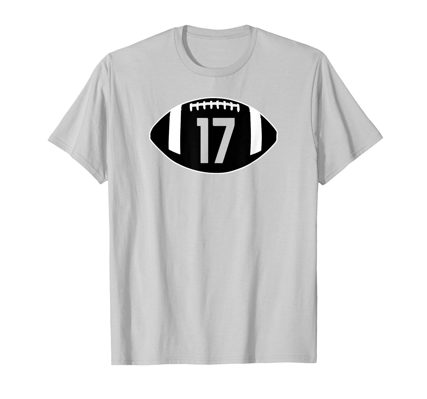 Football Jersey Number 17 Jersey T-Shirt Art-Player Number T-Shirt