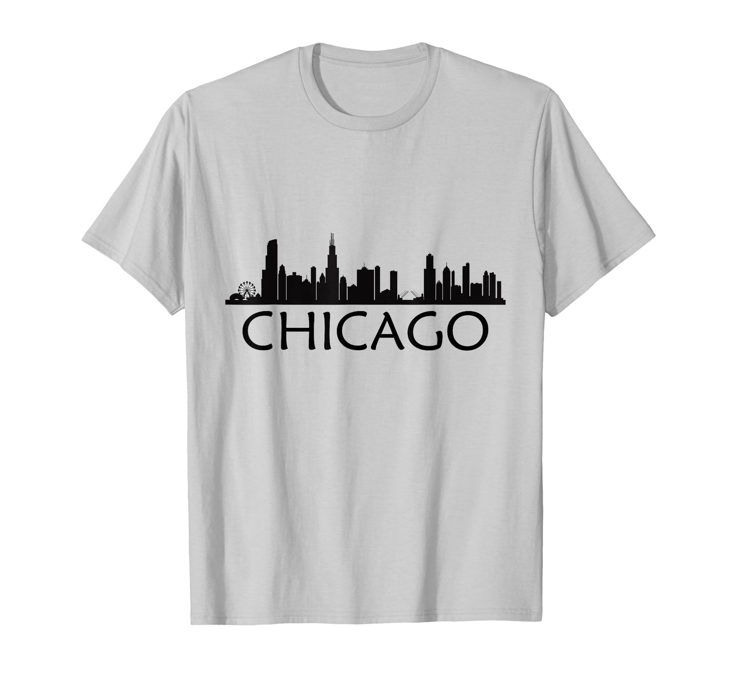 Chicago Skyline T-shirt Chi Town I Love Wind City Tee T-Shirt