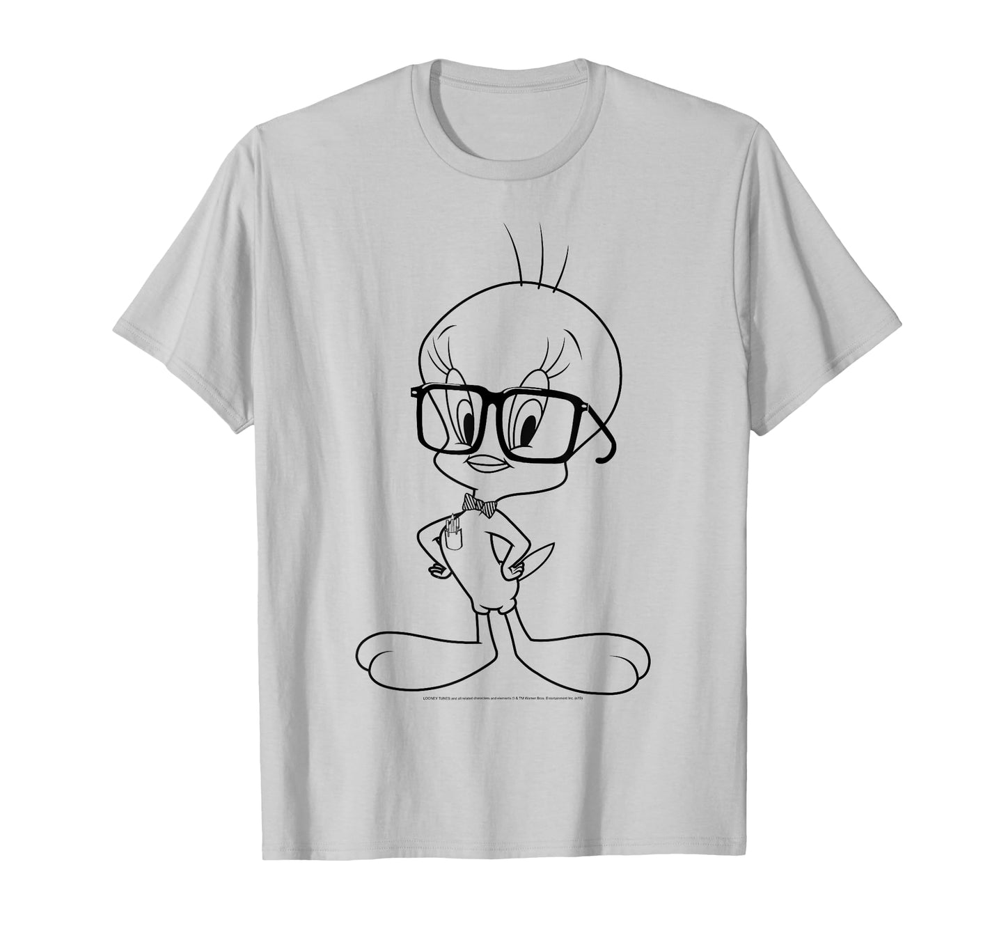 Looney Tunes Tweety Bird Nerdy Portrait T-Shirt