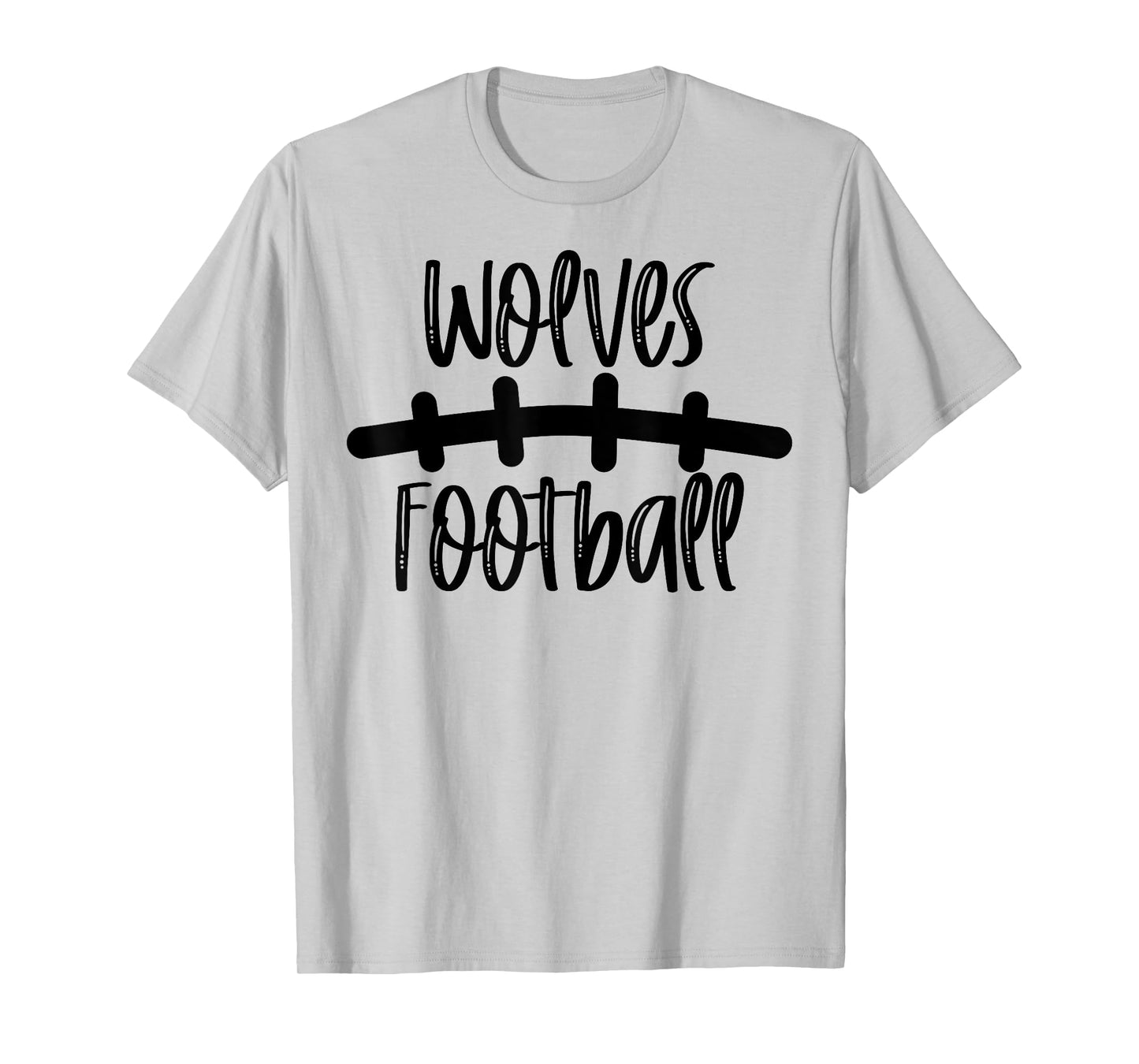 Wolves Football School Spirit Team Mascot Game Night T-Shirt