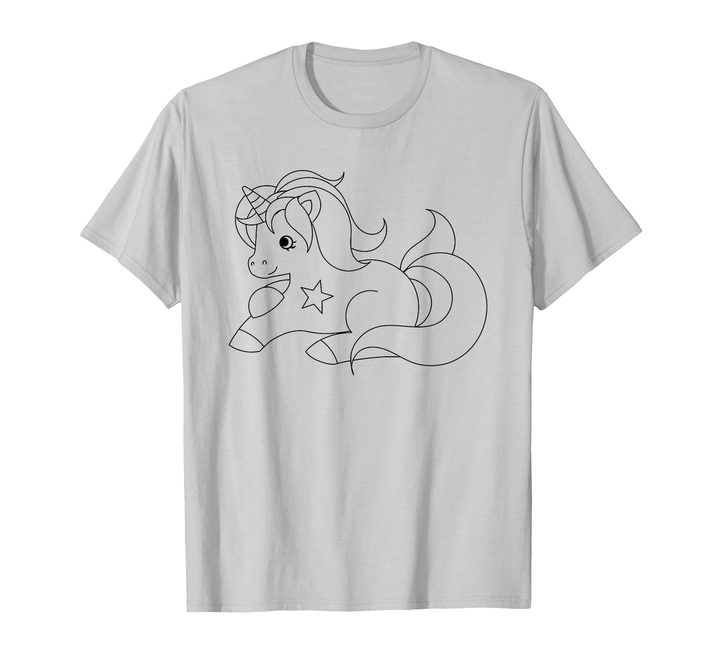 Paint and color your own unicorn party T-shirt
