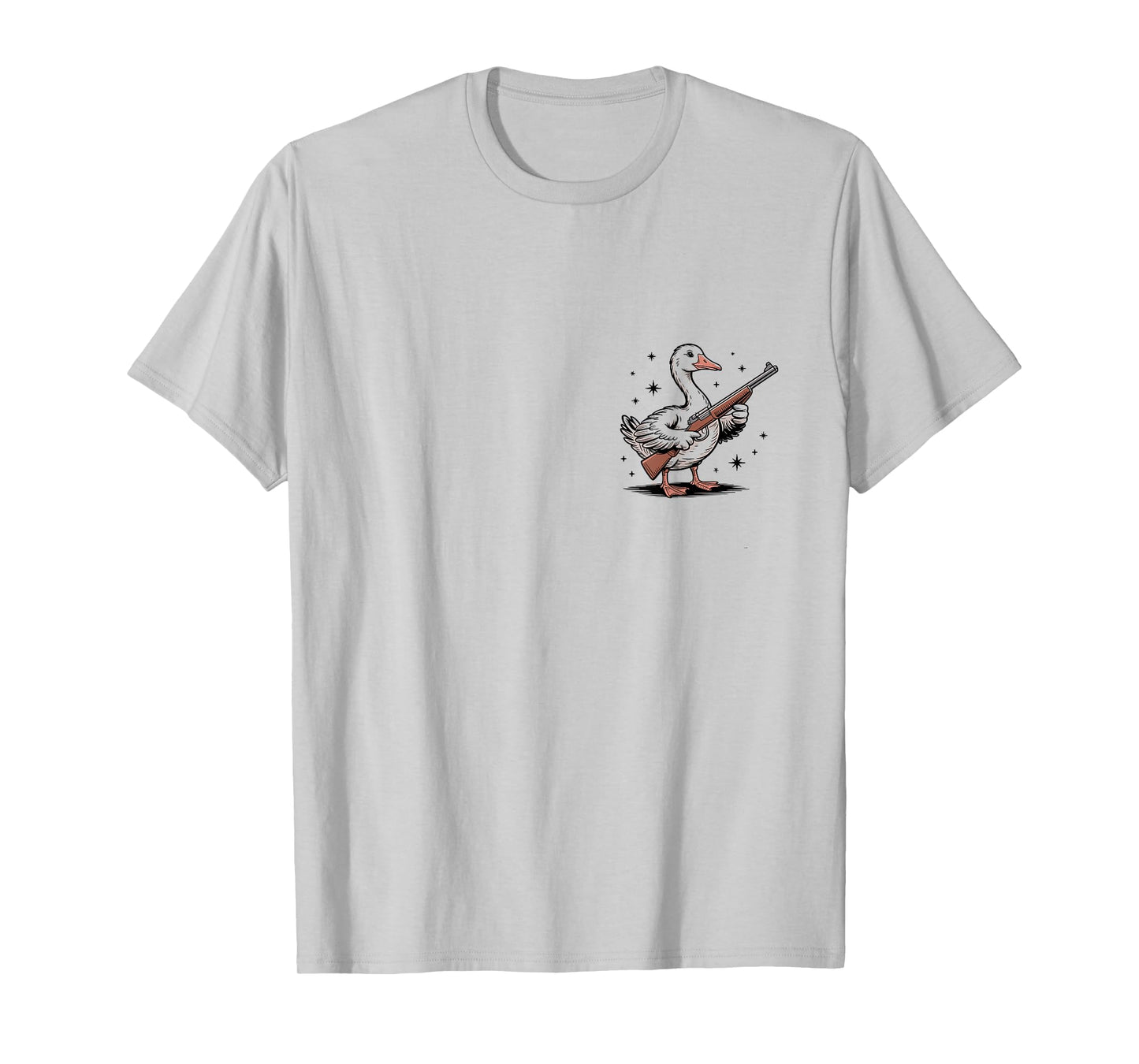 Today I'm A Serious Goose Lovers Goose With Gun (ON BACK) T-Shirt