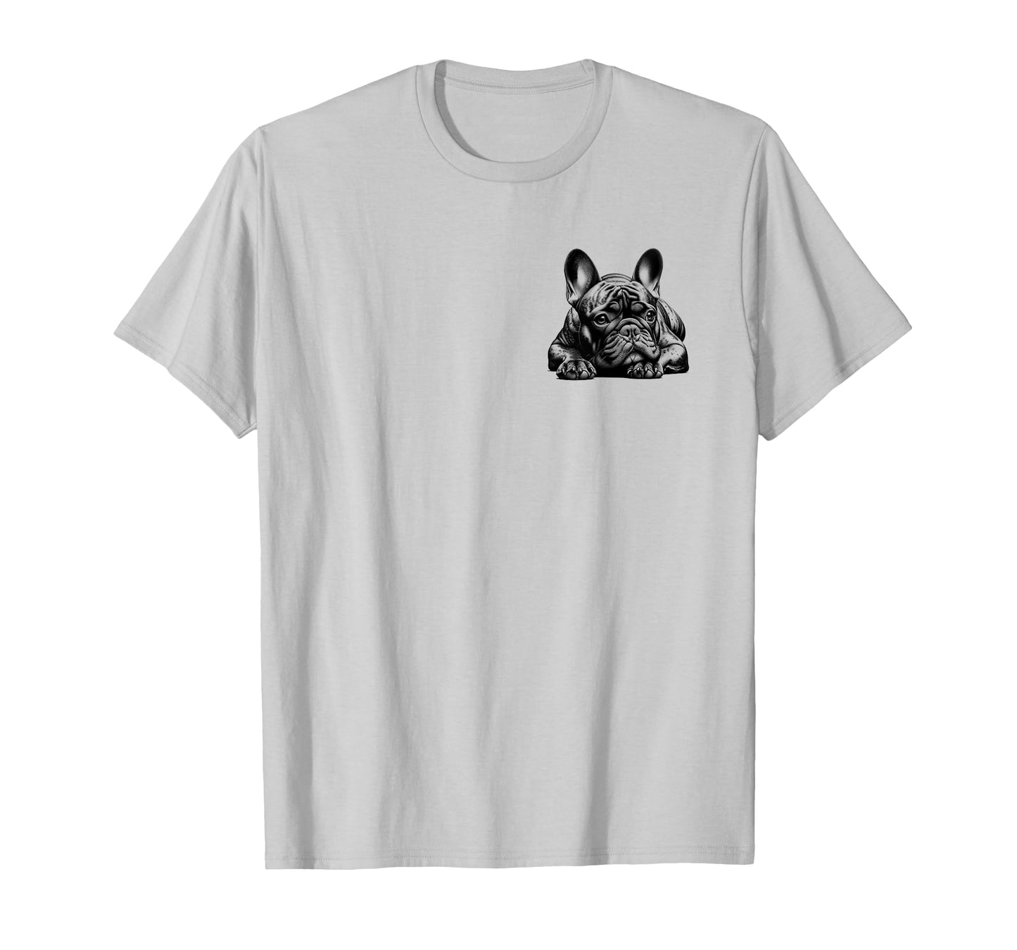 Dreamy French Bulldog on Chest T-Shirt