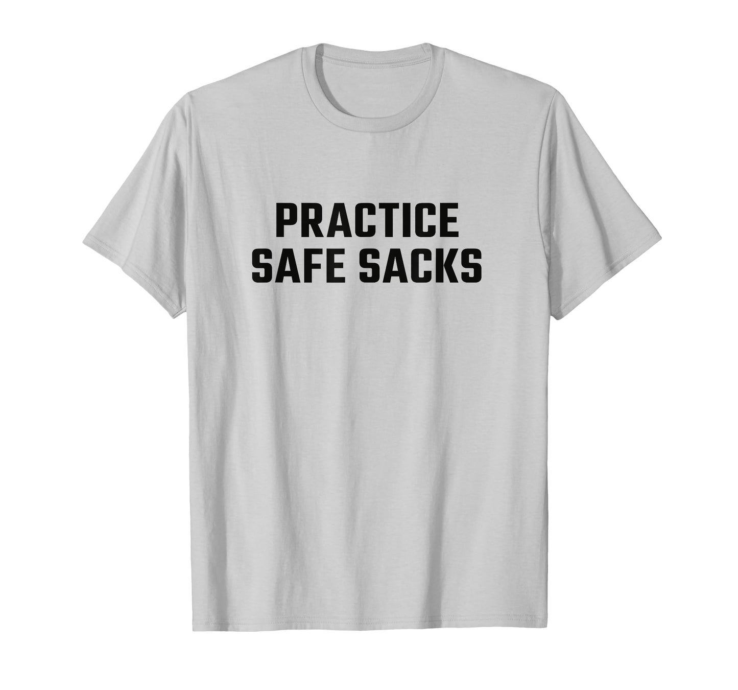 Practice Safe Sacks, Lazy Halloween Football T-Shirt