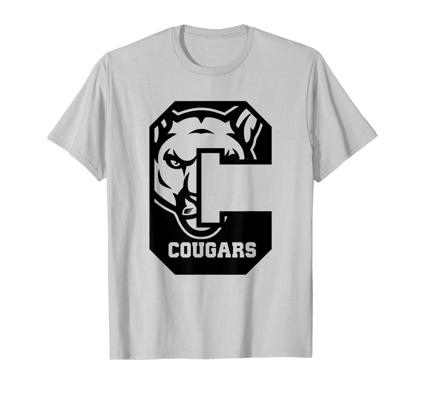 Cougars Football School Sports Fan Team Spirit T-Shirt