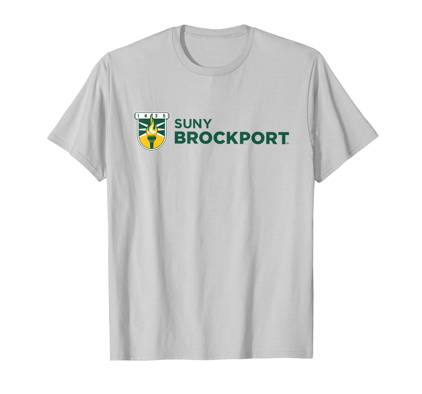 SUNY Brockport Golden Eagles Institutional Shield Logo T-Shirt