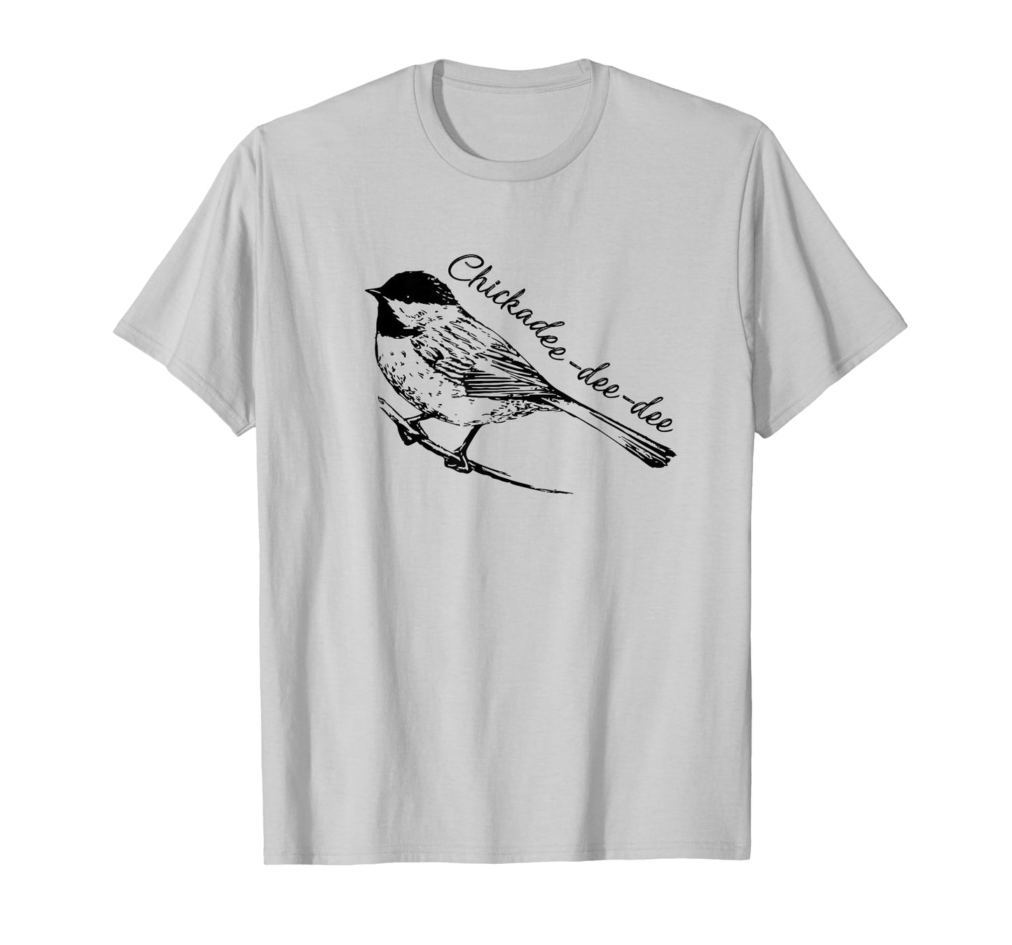 Black Capped Chickadee Bird Shirt T-Shirt