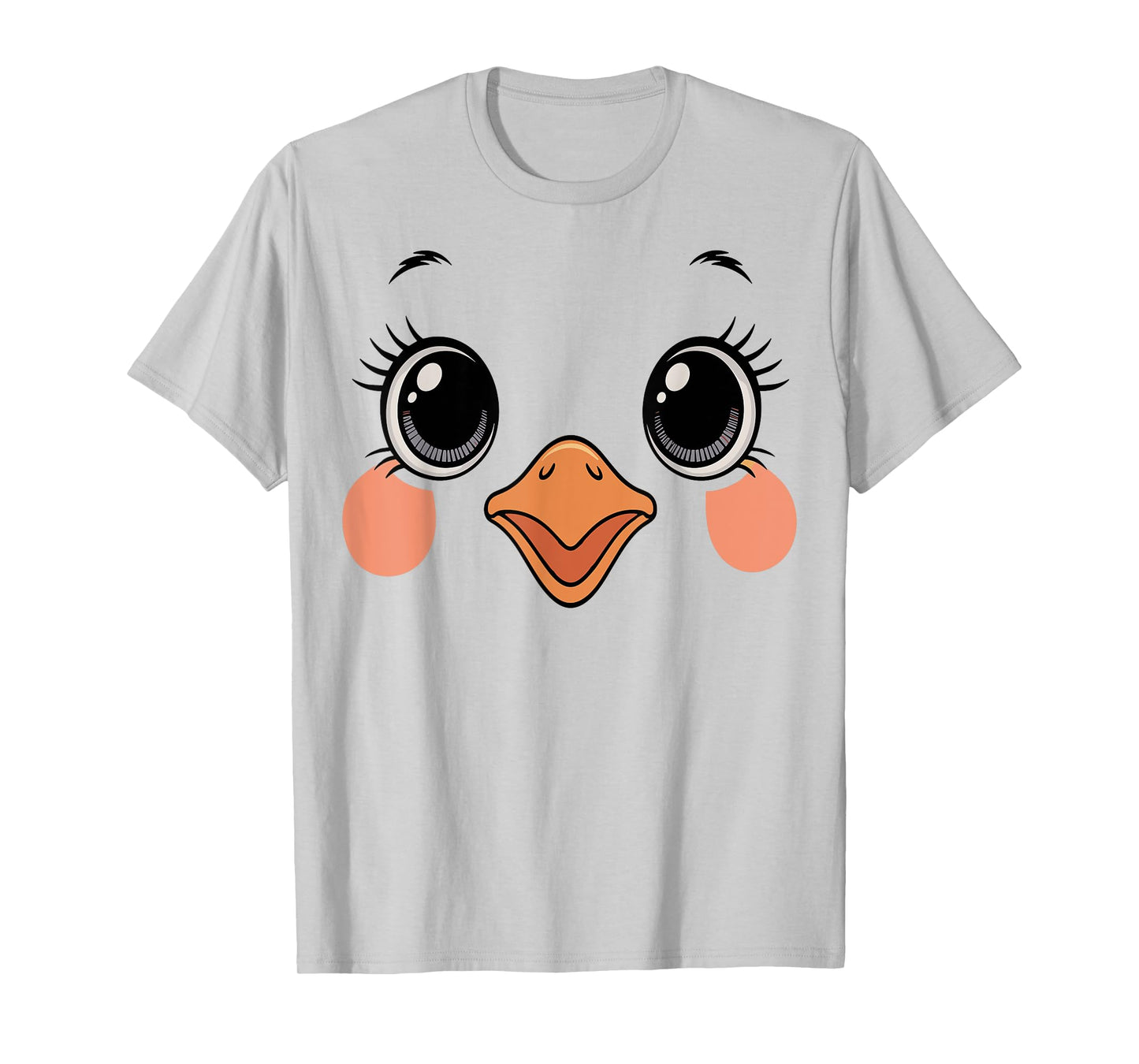 Cute Chick Face Yellow Animal Costume Tee T-Shirt