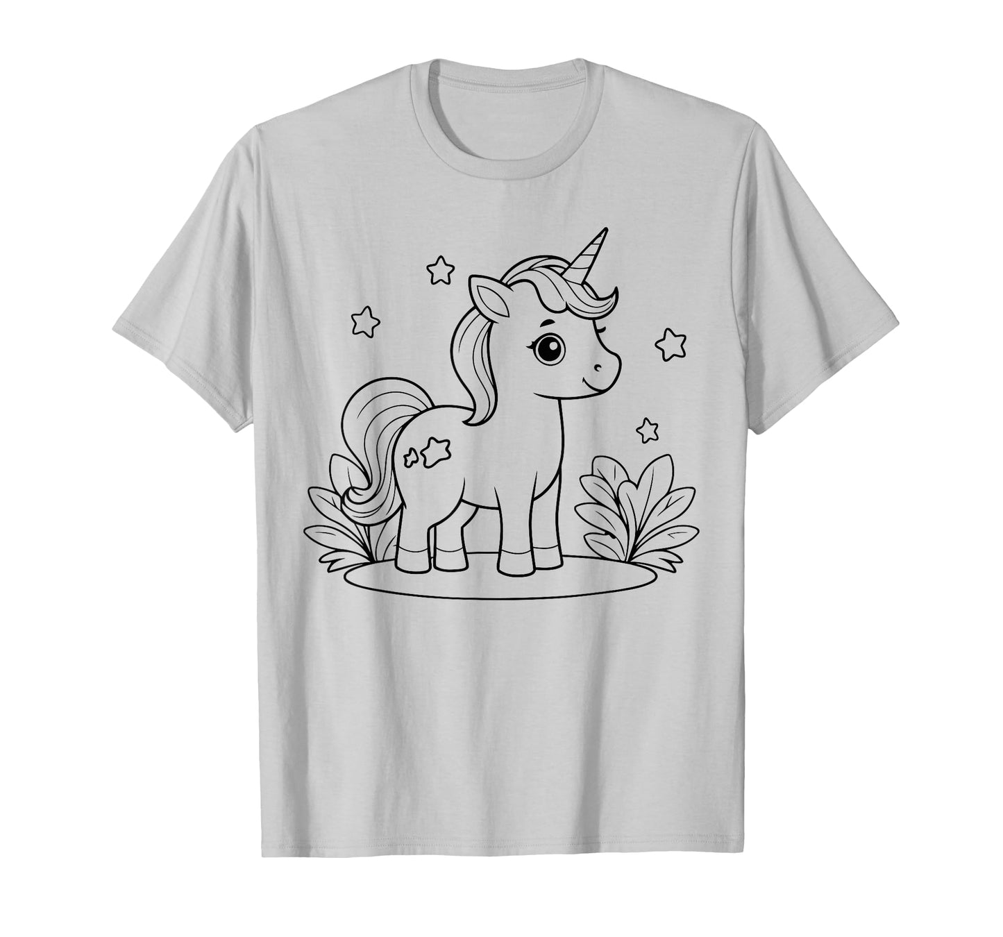Unicorn to paint and color T-Shirt