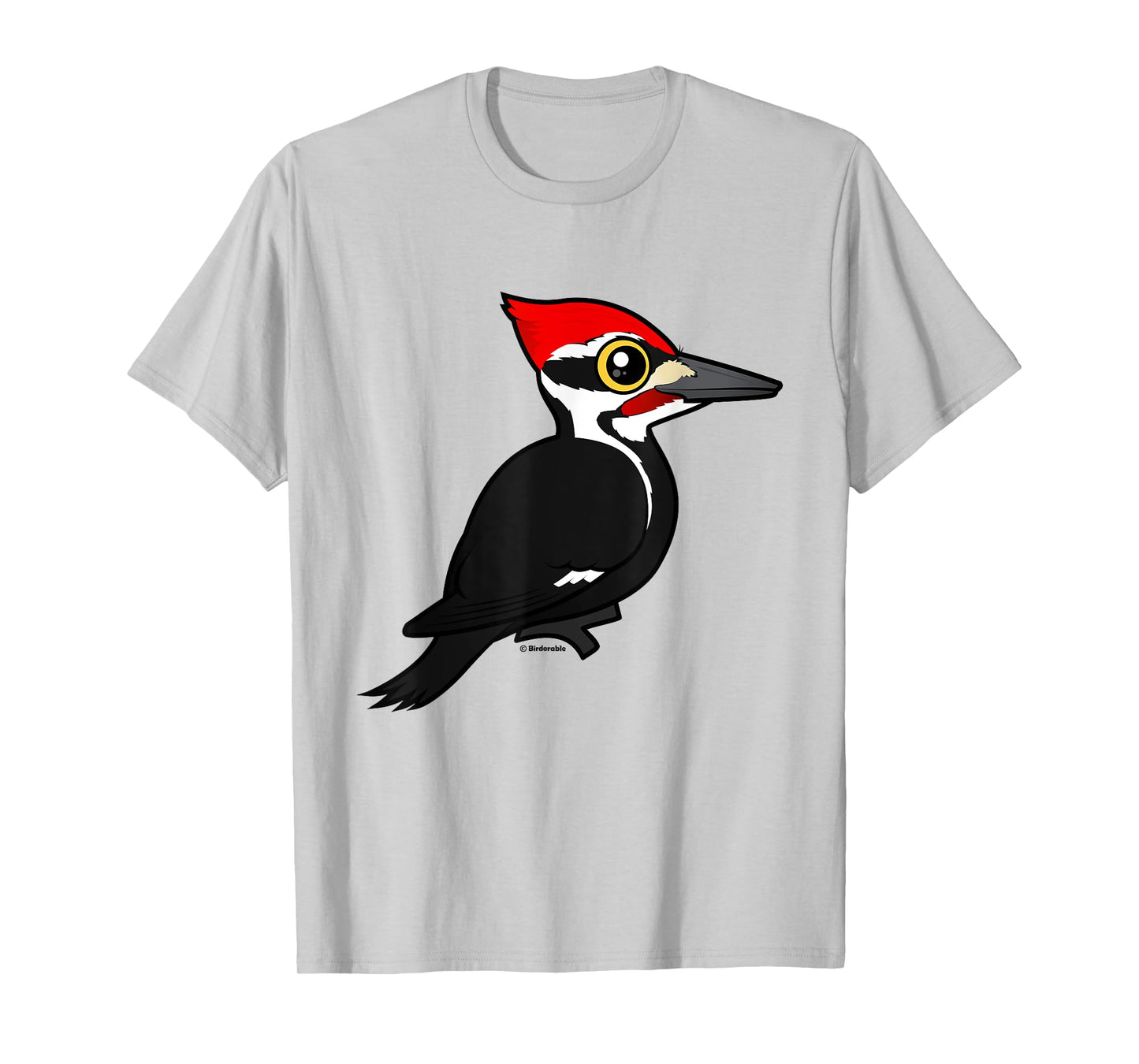 Cute Cartoon Pileated Woodpecker Birder Bird Lover Gift Idea T-Shirt