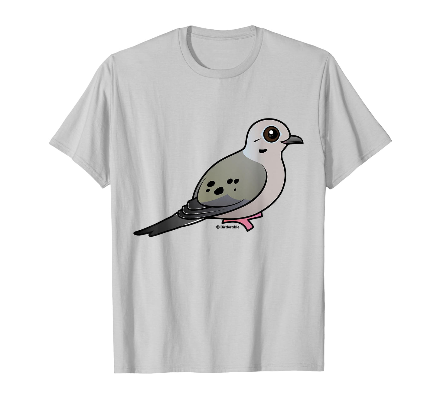 Cute Cartoon Mourning Dove Birdorable Bird T-Shirt