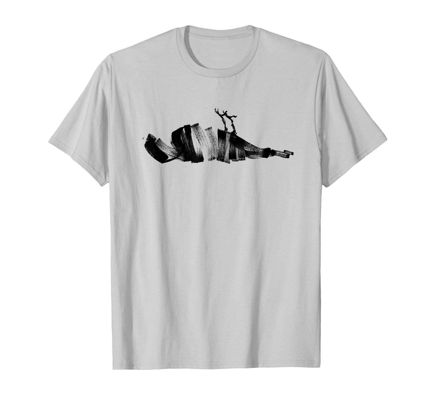 ATTICUS Brush Bird T Shirt (Black Print)
