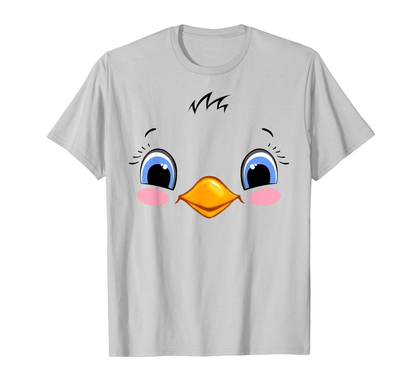 Chicken Costume Cute Rubber Chicken Face Halloween Men Women T-Shirt