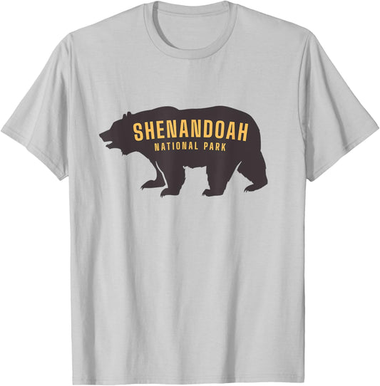Vintage Shenandoah National Park Retro Bear Souvenir Gift T-Shirt