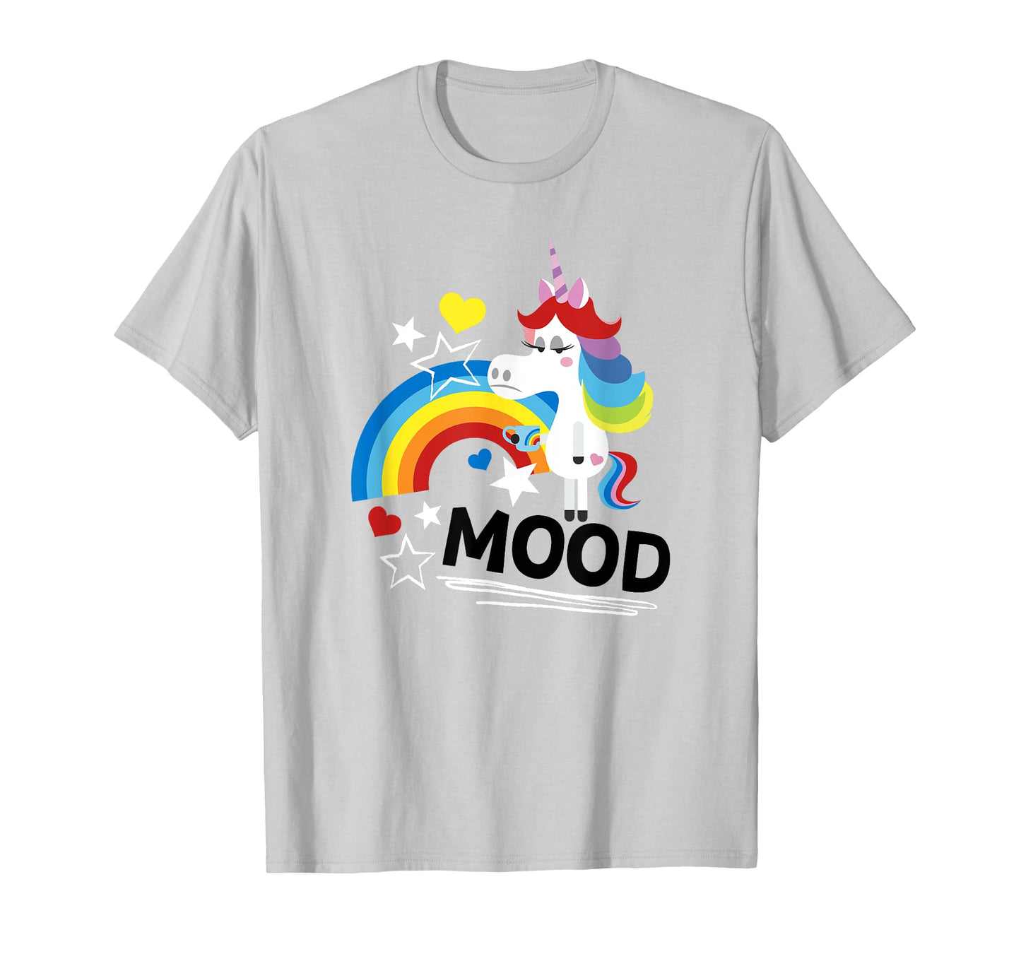 Disney Pixar Inside Out Rainbow Unicorn Mood Logo T-Shirt