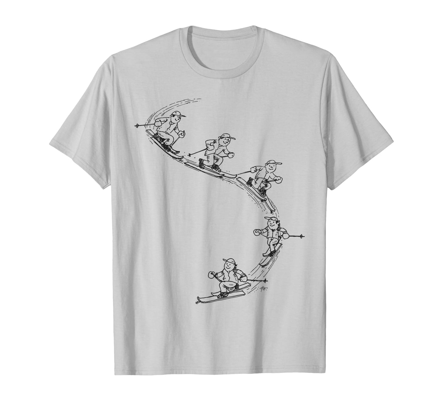 Telemark Skier Movement T-Shirt