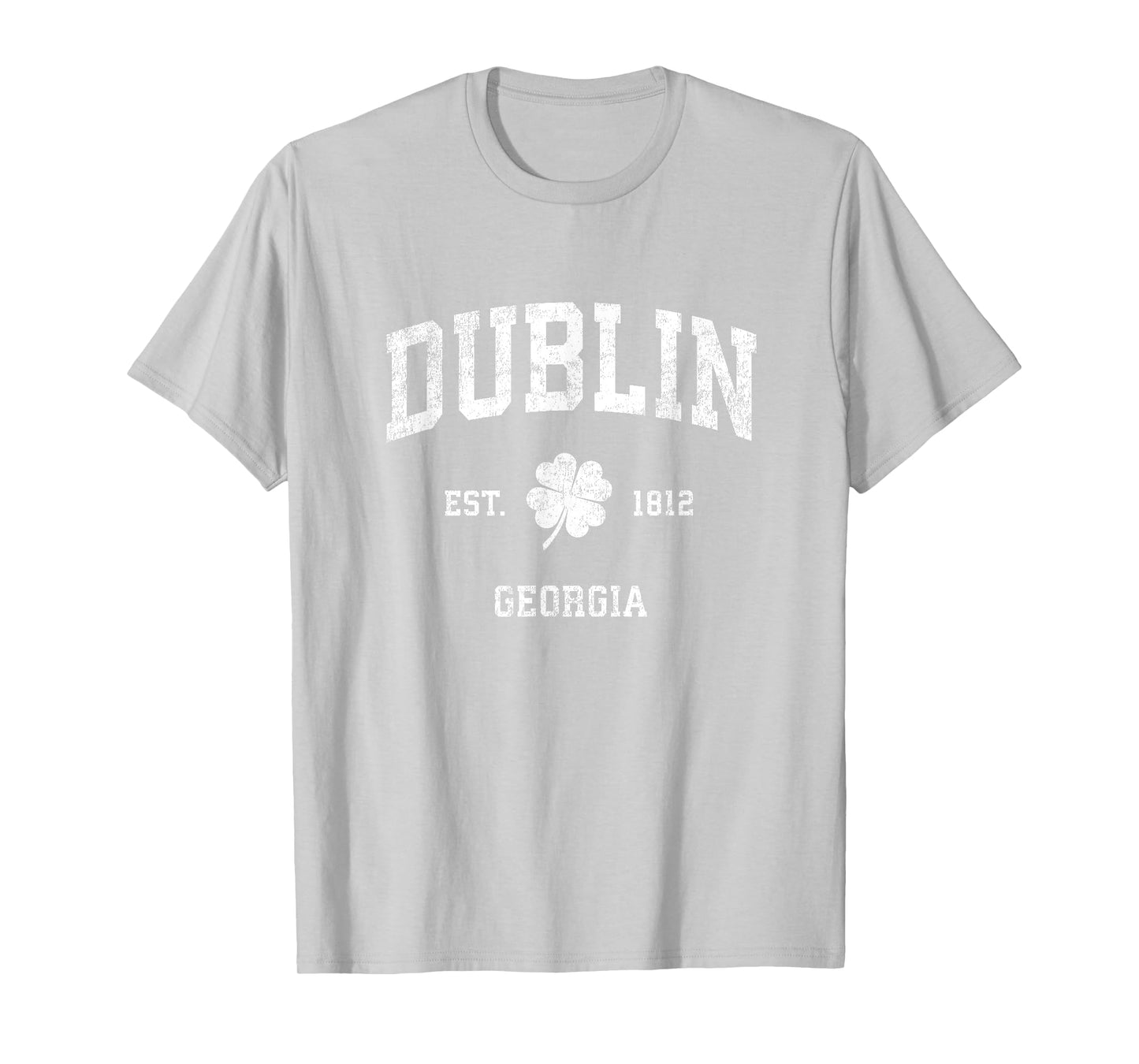 Dublin Georgia Vintage Shamrock Sports T-Shirt