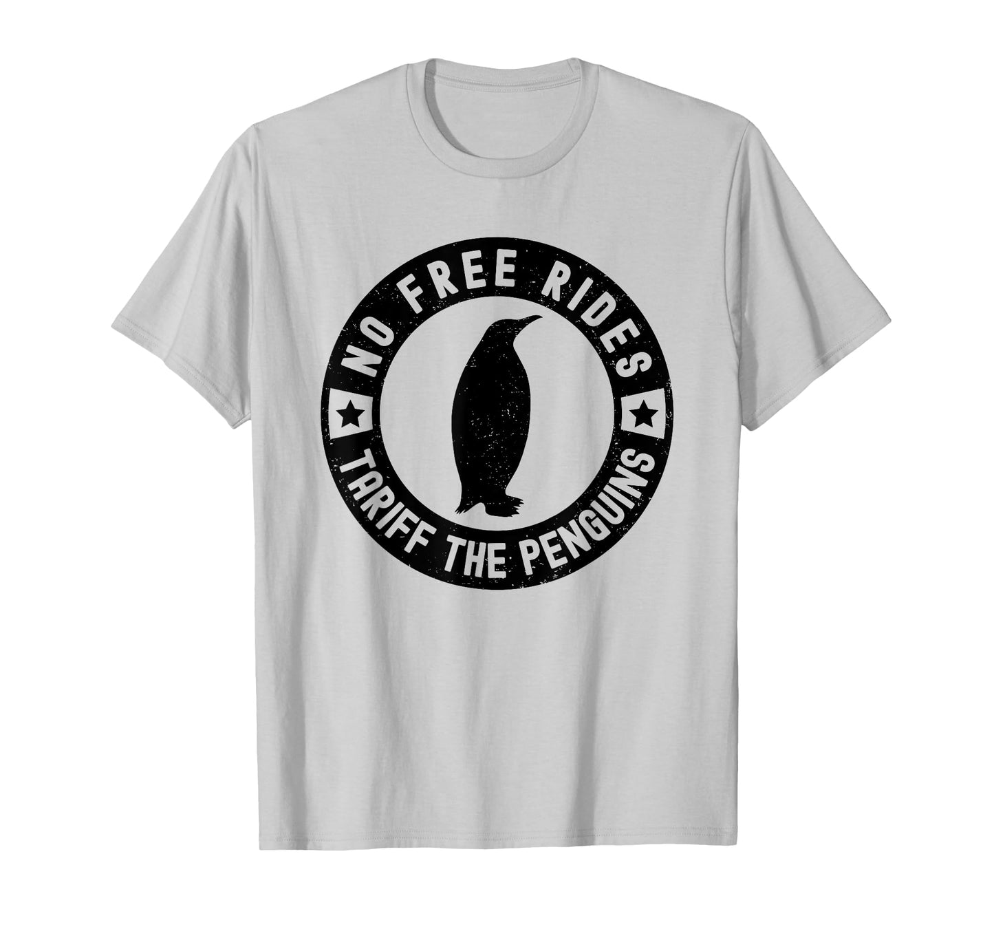 Penguin Tariffs Funny Political Liberation Day Men Women T-Shirt