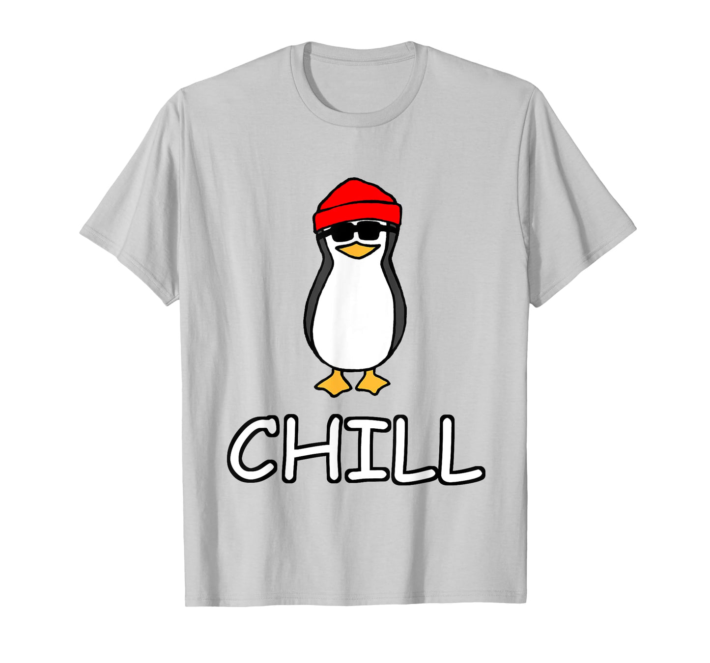 Chill Penguin T-Shirt for Boys Girls Men Women T-Shirt