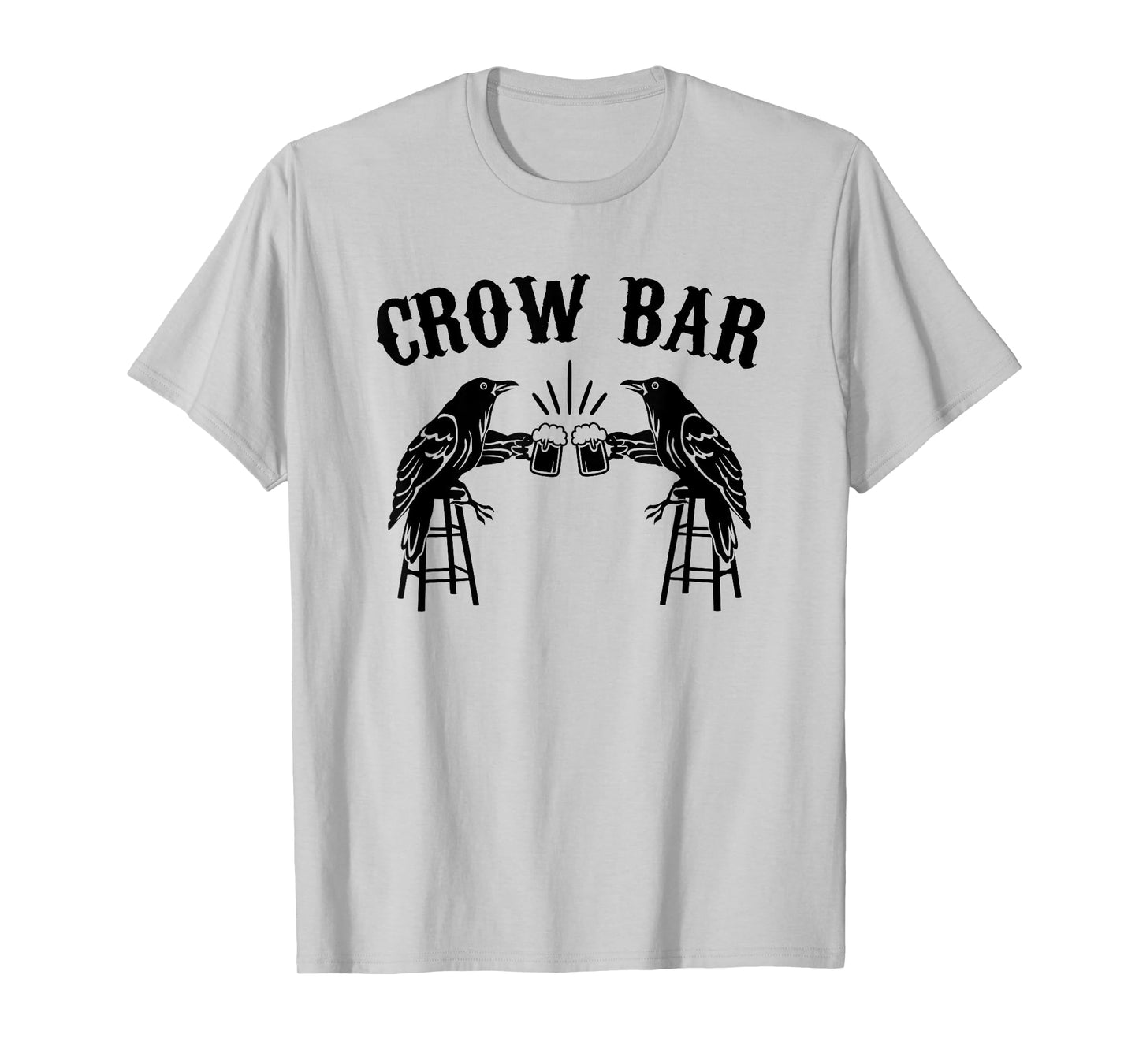 Crow Bar funny beer drinking crows T-Shirt