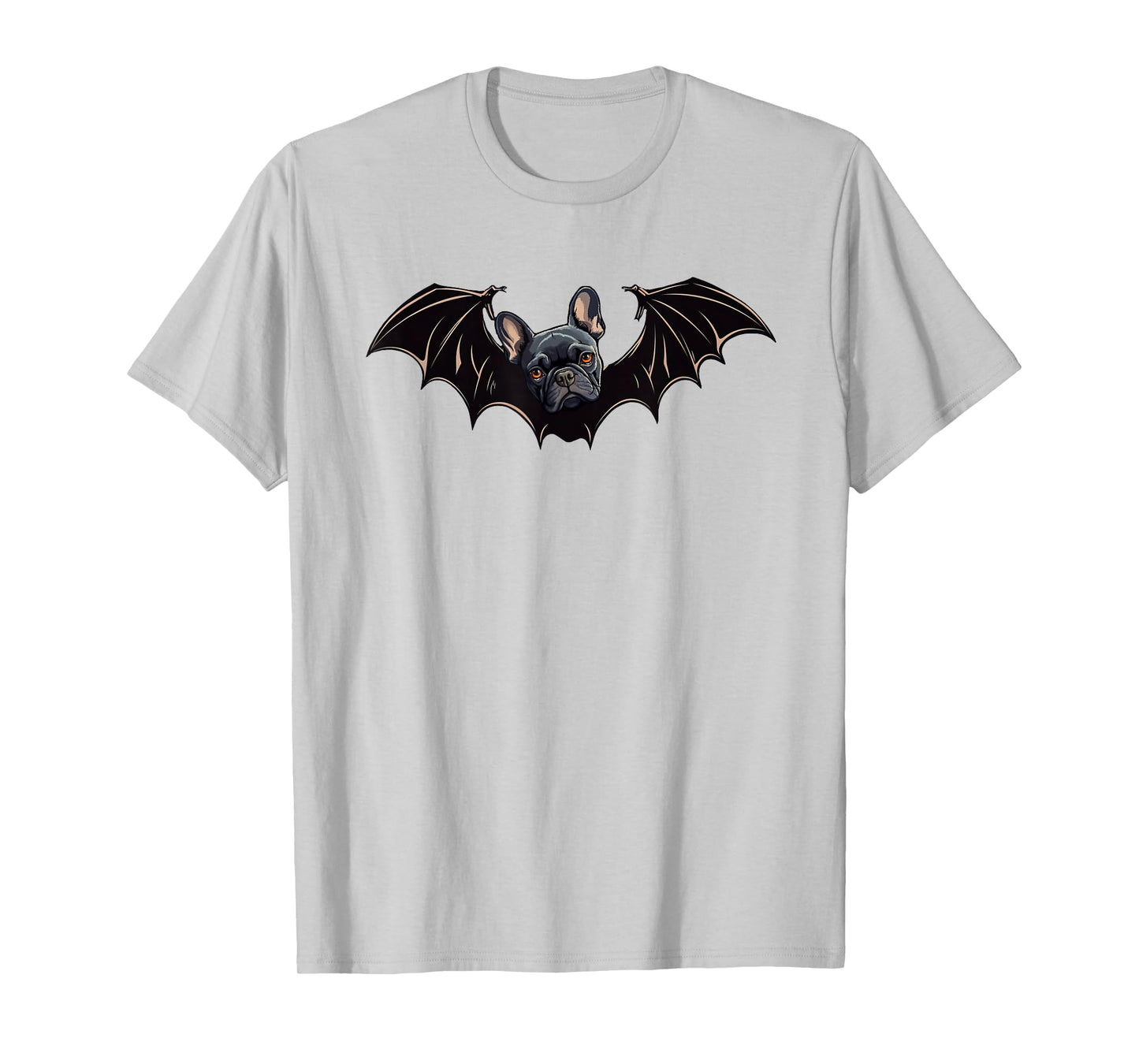 French Bulldog Bat Wings Spooky Frenchie Dog Halloween Bat T-Shirt for Men Women Kids