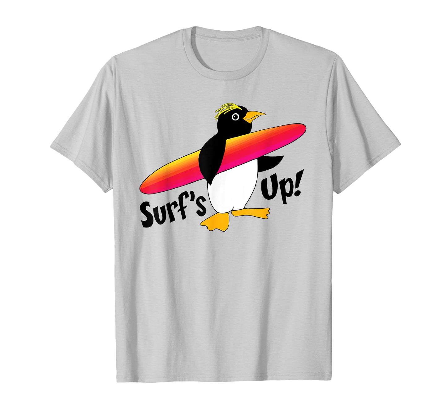 Cute Surfer Penguin T-Shirt T-Shirt