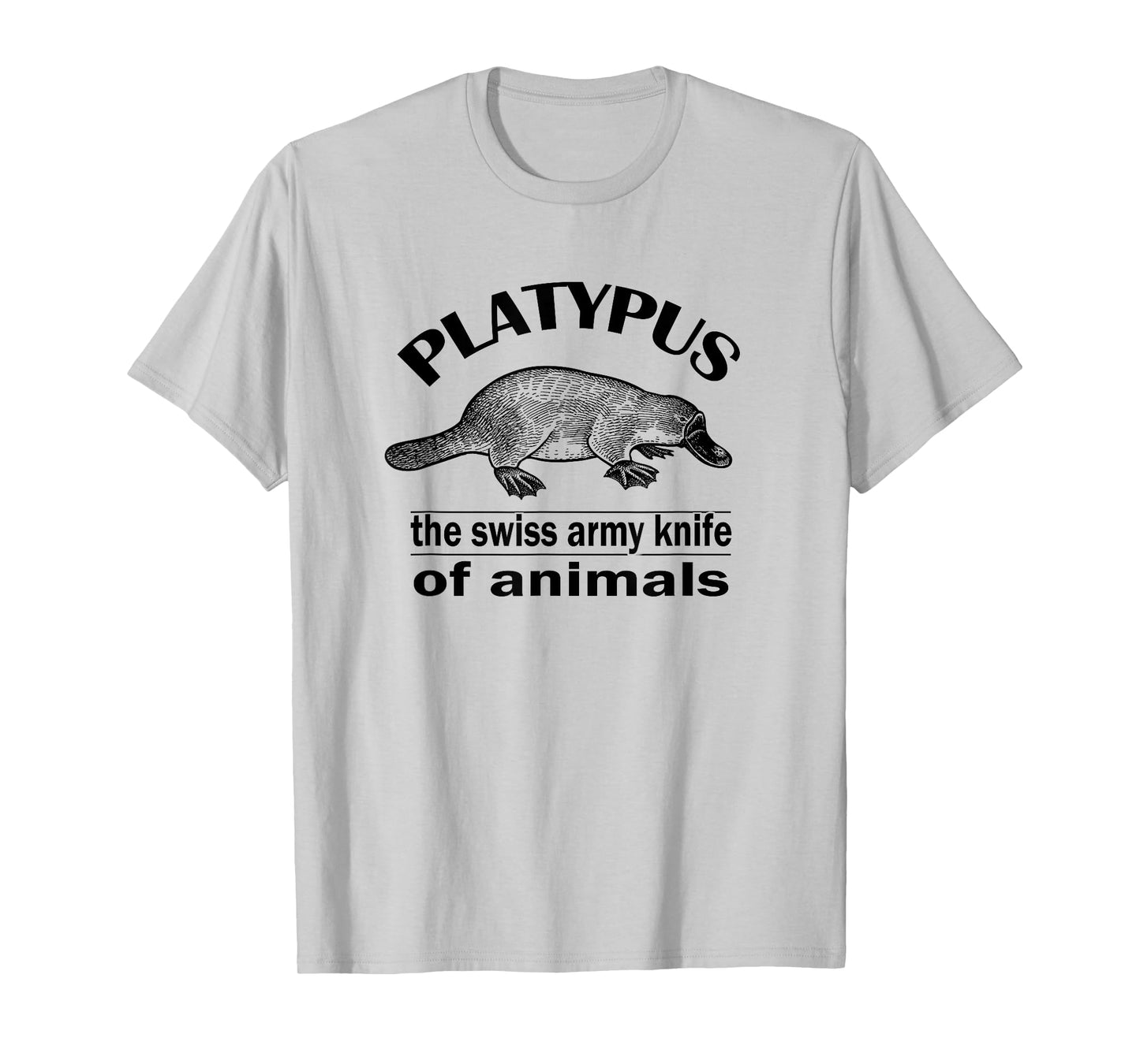 Retro Vintage Swiss Army Knife Platypus Lover T-Shirt