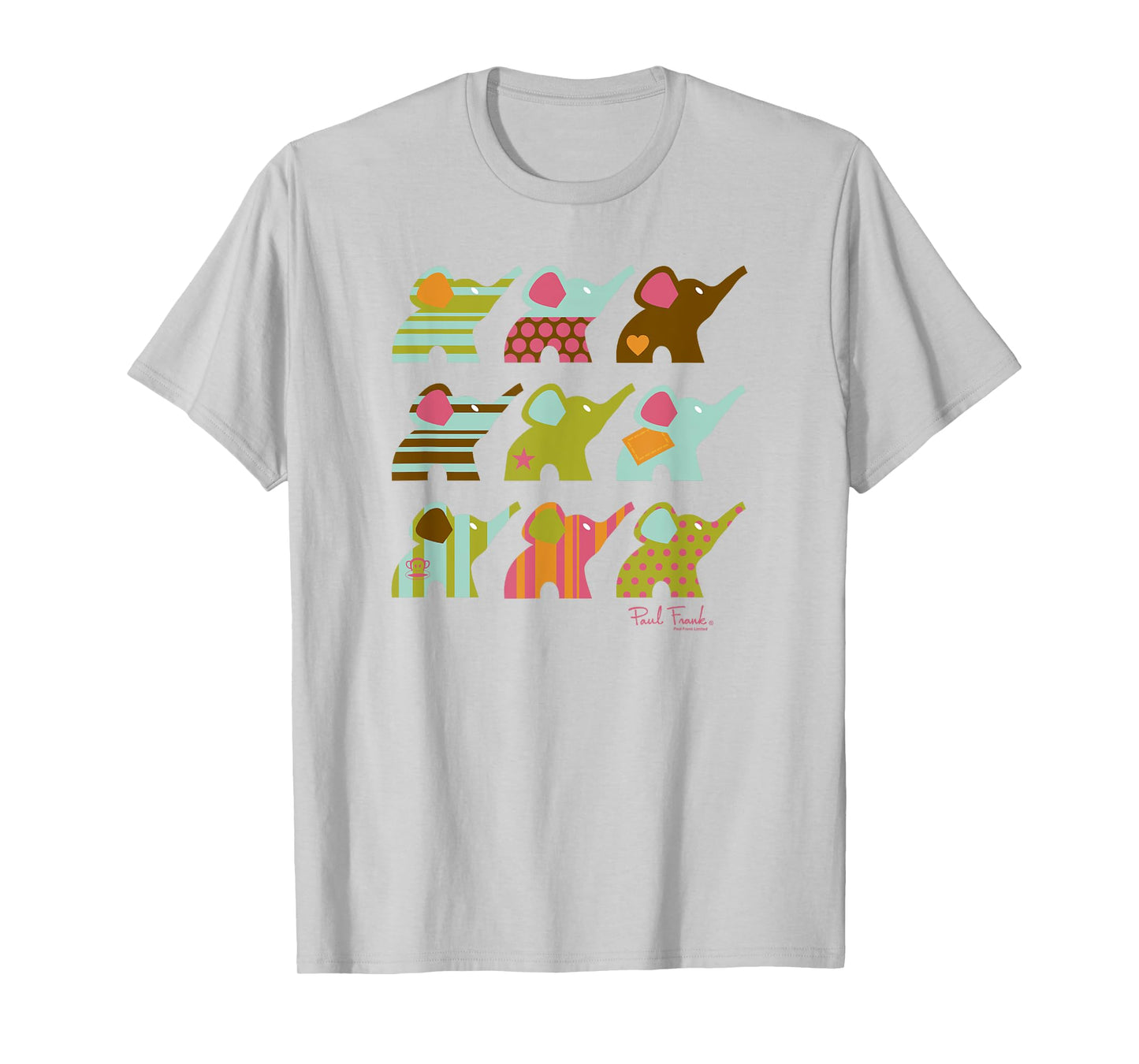 Paul Frank Ellie The Elephant Grid Poster T-Shirt
