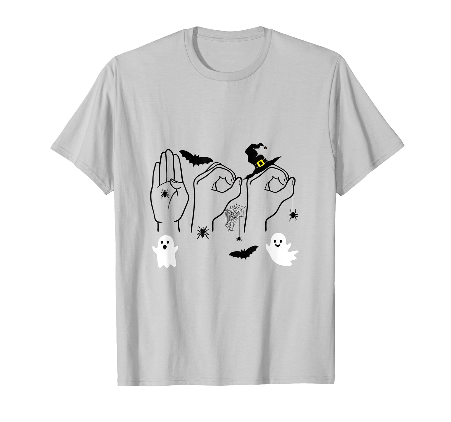 Boo ASL American Sign Language Halloween Costume T-Shirt