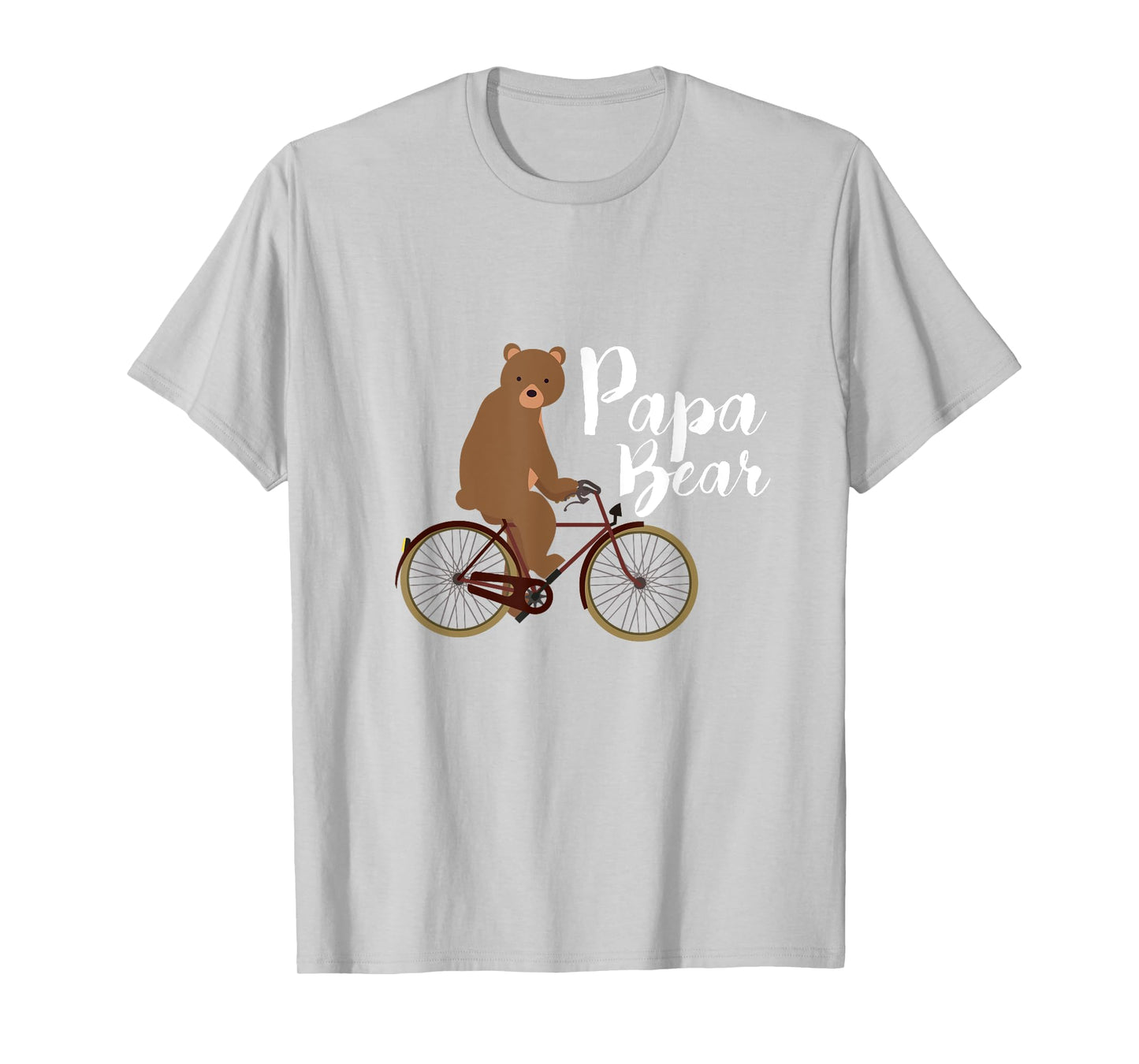 Papa Bear on a Bicycle T-Shirt