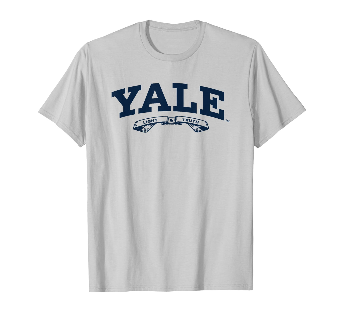 Yale University Light And Truth Big Varsity Logo T-Shirt