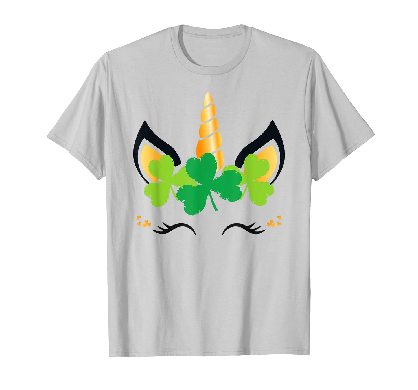 St Patricks Day Unicorn Shirt Girls Outfit Lucky Shamrock T-Shirt