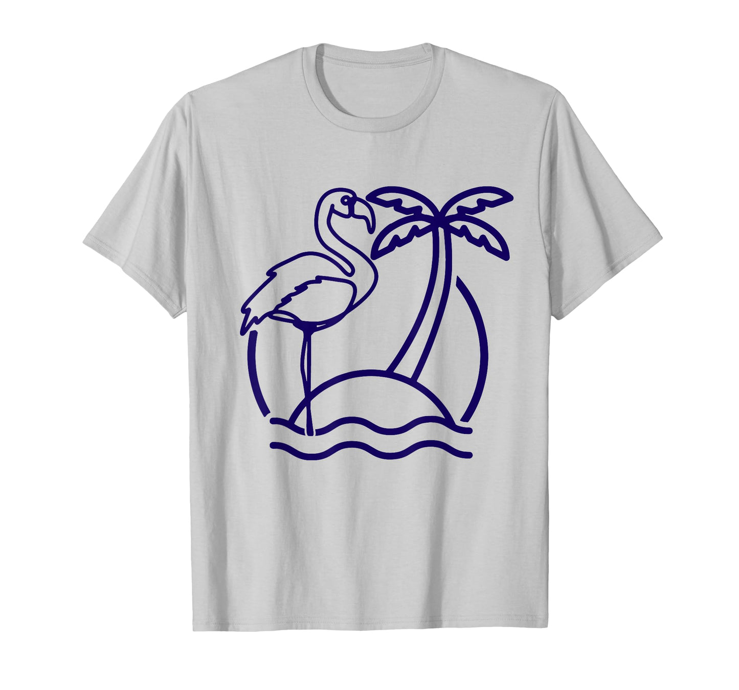 Flamingo Beach Vintage Retro 80s Miami Flamingo Lover T-Shirt for Men Women Girls Kids