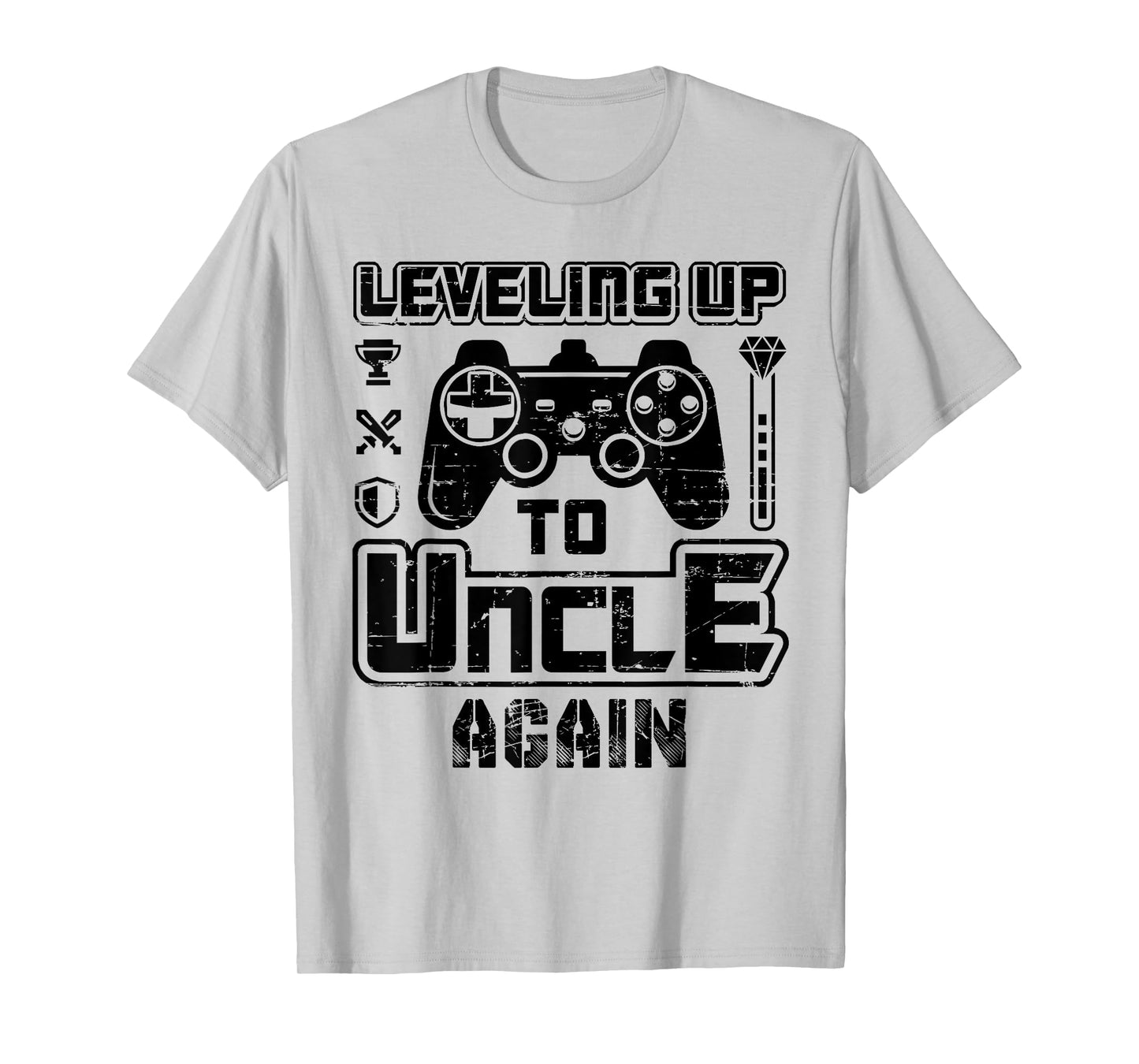 Leveling Up To Uncle Again Pregnancy Announcement T-Shirt