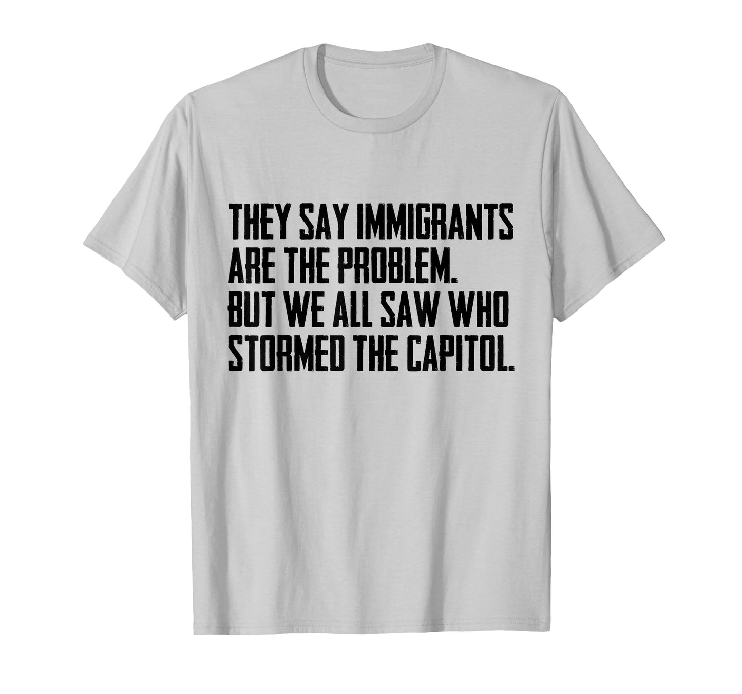 They Say Immigrants Are The Problem But We All Saw Stormed T-Shirt