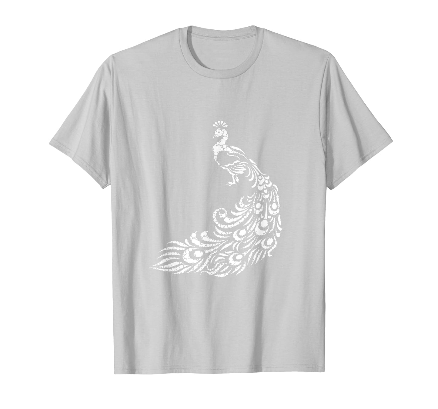 White Peacock Graphic T-Shirt