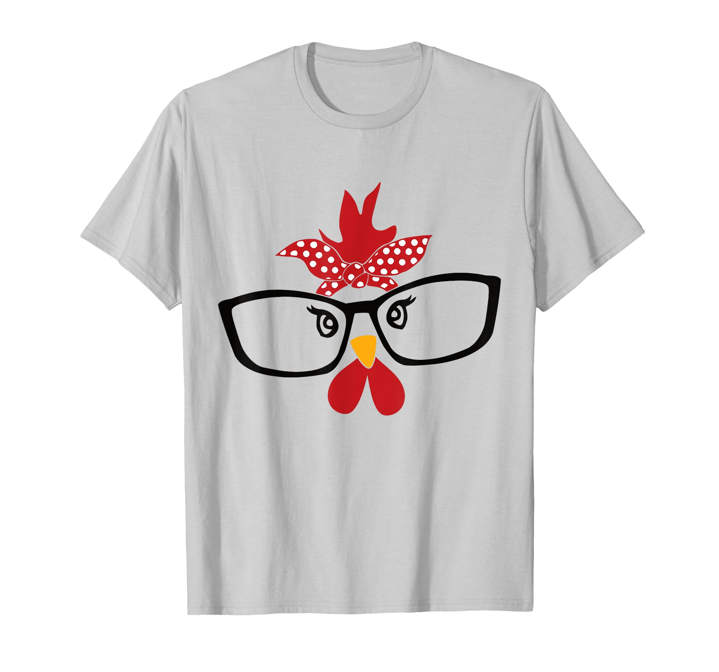 Chicken Costume Halloween Chicken Face Rooster Funny T-Shirt
