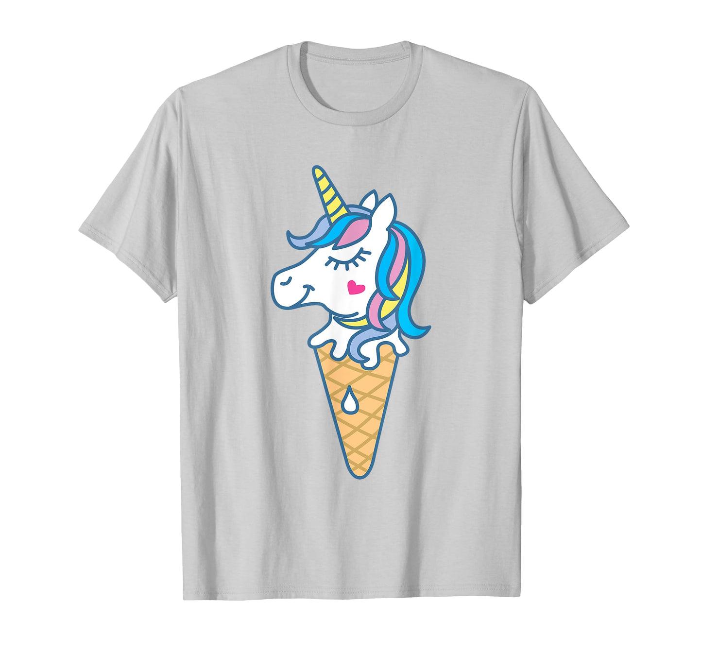 Ice Cream Unicone Art Unicorn Cute Graphic Men Women Kids T-Shirt