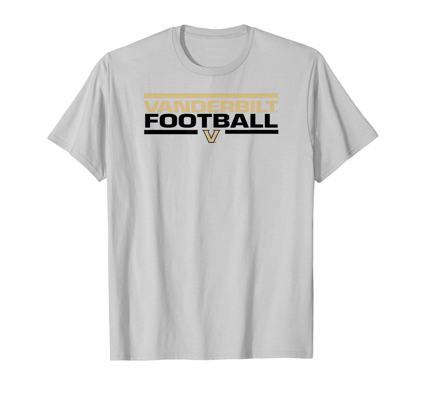 Vanderbilt Commodores Football Tackle White T-Shirt