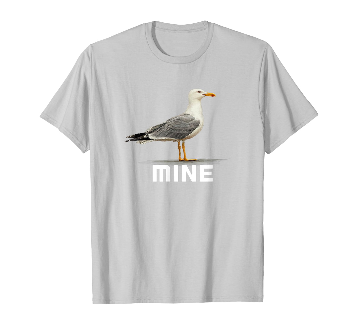 seagull mine funny ocean chicken design T-Shirt